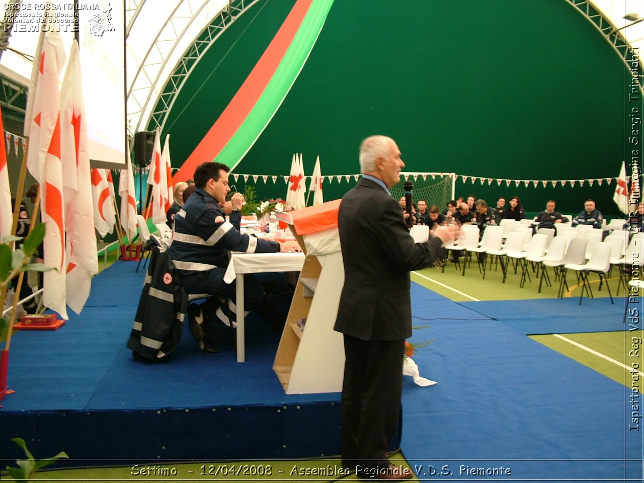 Settimo Torinese - 12/04/2008 - Assemblea Regionale 2008 Volontari Del Soccorso del Piemonte  - Croce Rossa Italiana - Ispettorato Regionale Volontari del Soccorso Piemonte