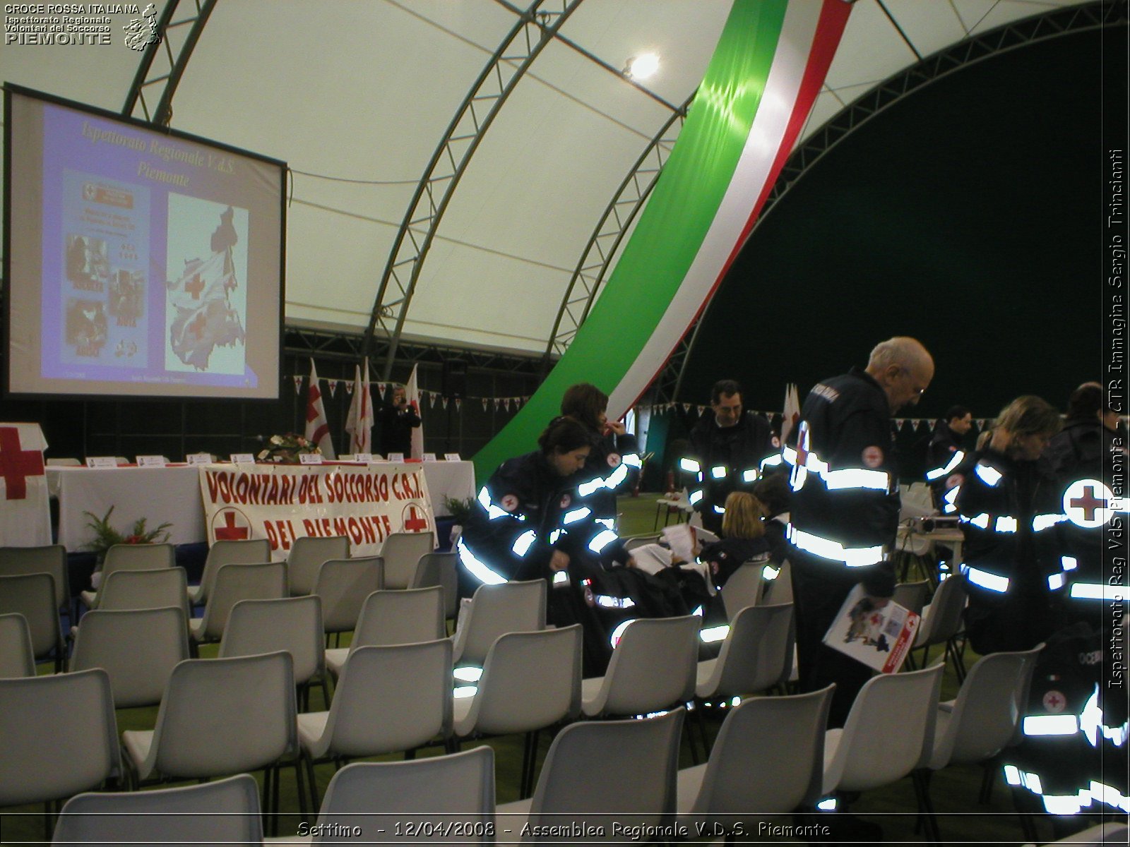 Settimo Torinese - 12/04/2008 - Assemblea Regionale 2008 Volontari Del Soccorso del Piemonte  - Croce Rossa Italiana - Ispettorato Regionale Volontari del Soccorso Piemonte