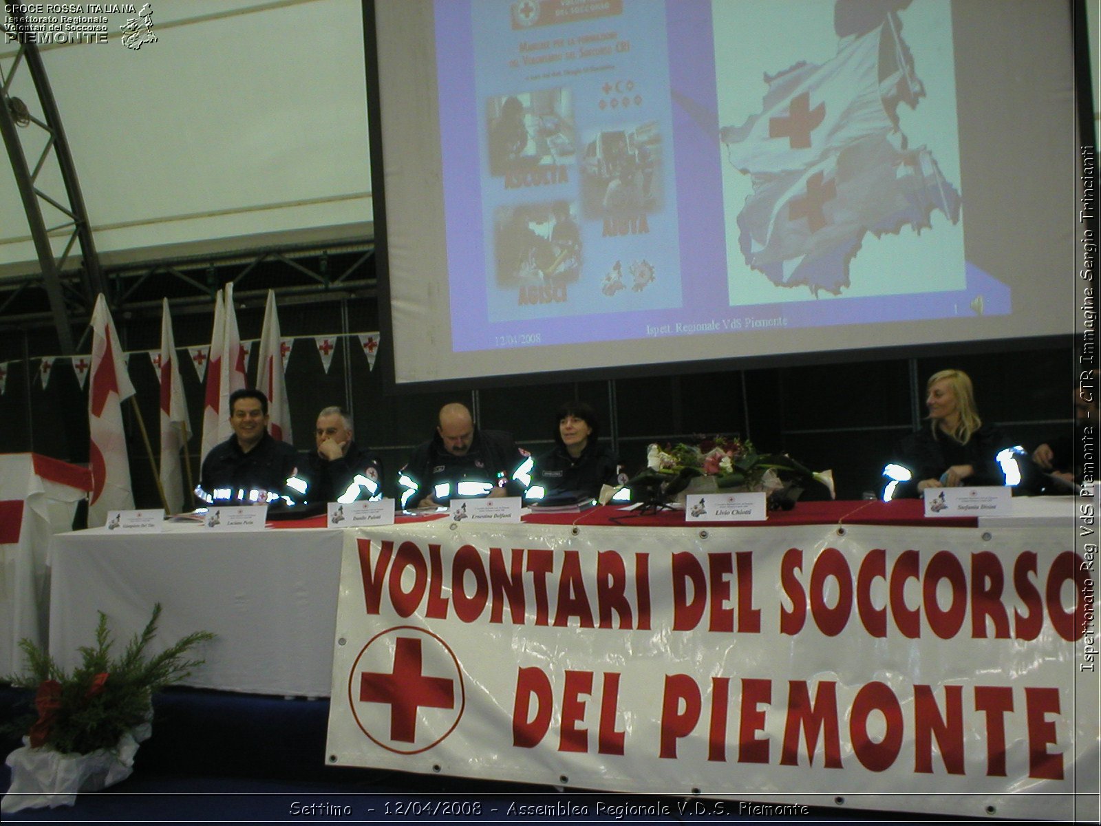 Settimo Torinese - 12/04/2008 - Assemblea Regionale 2008 Volontari Del Soccorso del Piemonte  - Croce Rossa Italiana - Ispettorato Regionale Volontari del Soccorso Piemonte