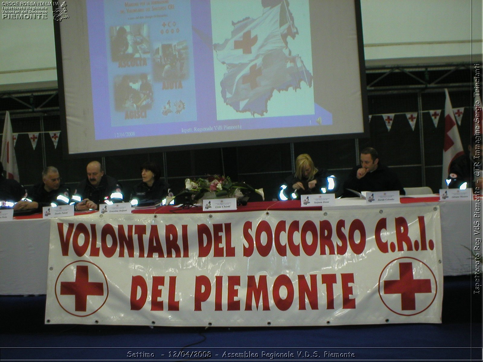 Settimo Torinese - 12/04/2008 - Assemblea Regionale 2008 Volontari Del Soccorso del Piemonte  - Croce Rossa Italiana - Ispettorato Regionale Volontari del Soccorso Piemonte