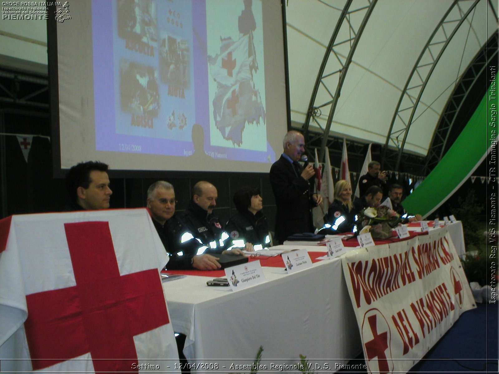 Settimo Torinese - 12/04/2008 - Assemblea Regionale 2008 Volontari Del Soccorso del Piemonte  - Croce Rossa Italiana - Ispettorato Regionale Volontari del Soccorso Piemonte