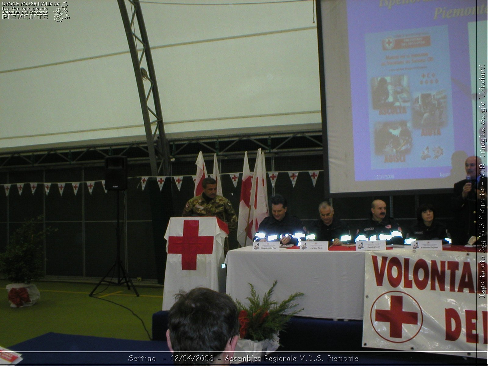 Settimo Torinese - 12/04/2008 - Assemblea Regionale 2008 Volontari Del Soccorso del Piemonte  - Croce Rossa Italiana - Ispettorato Regionale Volontari del Soccorso Piemonte