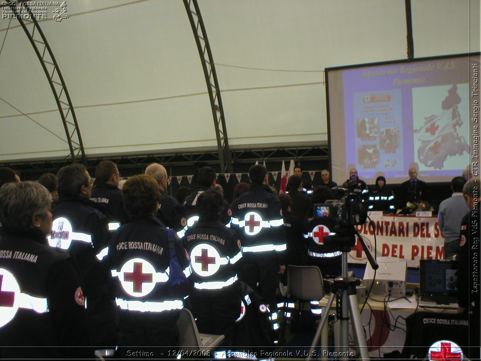 Settimo Torinese - 12/04/2008 - Assemblea Regionale 2008 Volontari Del Soccorso del Piemonte  - Croce Rossa Italiana - Ispettorato Regionale Volontari del Soccorso Piemonte