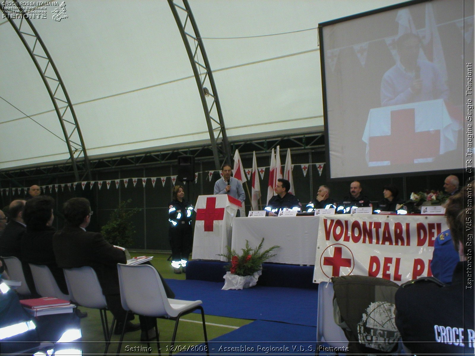 Settimo Torinese - 12/04/2008 - Assemblea Regionale 2008 Volontari Del Soccorso del Piemonte  - Croce Rossa Italiana - Ispettorato Regionale Volontari del Soccorso Piemonte