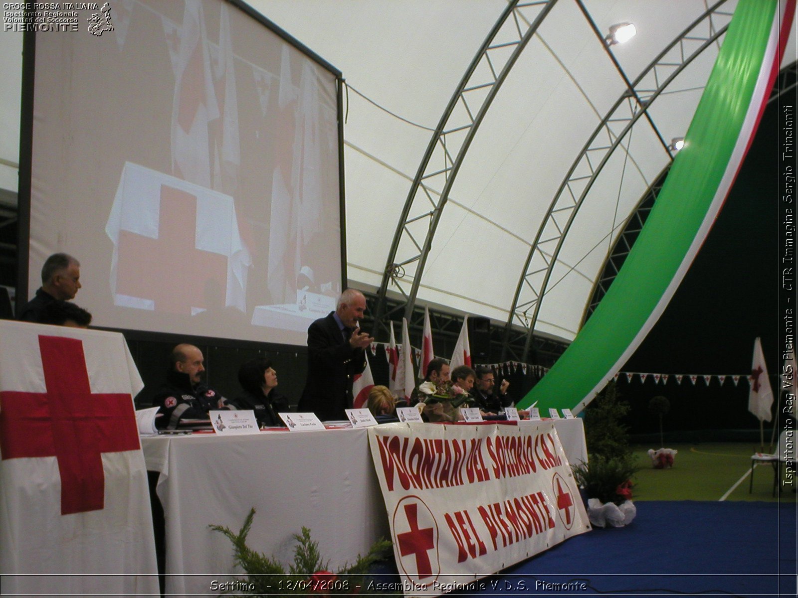 Settimo Torinese - 12/04/2008 - Assemblea Regionale 2008 Volontari Del Soccorso del Piemonte  - Croce Rossa Italiana - Ispettorato Regionale Volontari del Soccorso Piemonte