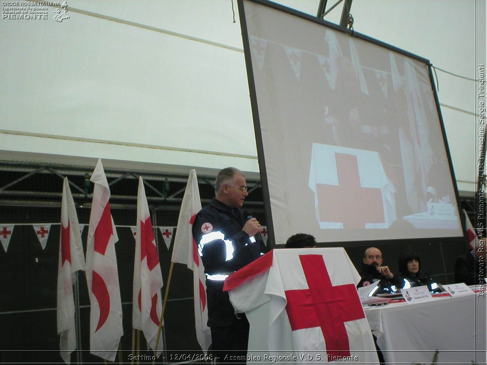 Settimo Torinese - 12/04/2008 - Assemblea Regionale 2008 Volontari Del Soccorso del Piemonte  - Croce Rossa Italiana - Ispettorato Regionale Volontari del Soccorso Piemonte