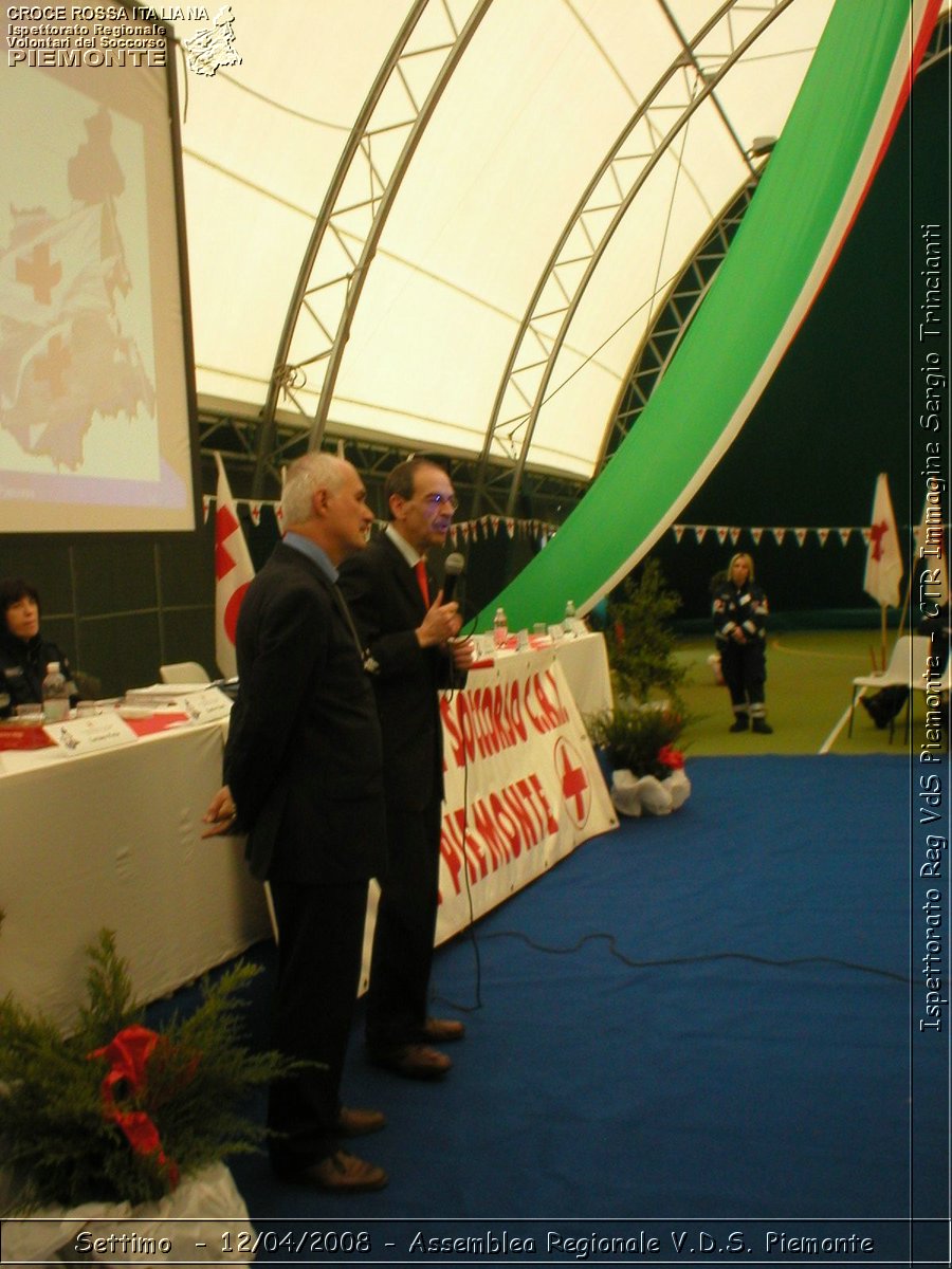 Settimo Torinese - 12/04/2008 - Assemblea Regionale 2008 Volontari Del Soccorso del Piemonte  - Croce Rossa Italiana - Ispettorato Regionale Volontari del Soccorso Piemonte