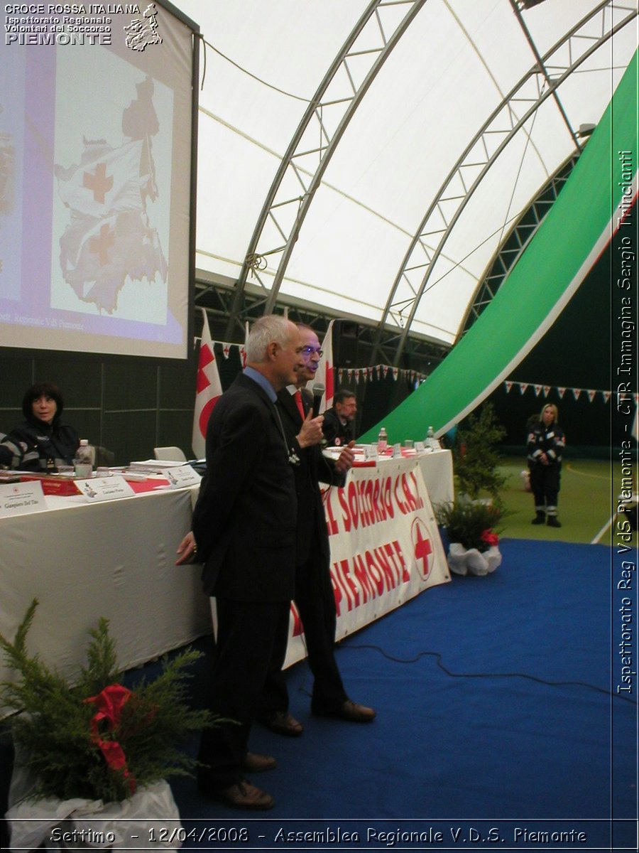 Settimo Torinese - 12/04/2008 - Assemblea Regionale 2008 Volontari Del Soccorso del Piemonte  - Croce Rossa Italiana - Ispettorato Regionale Volontari del Soccorso Piemonte