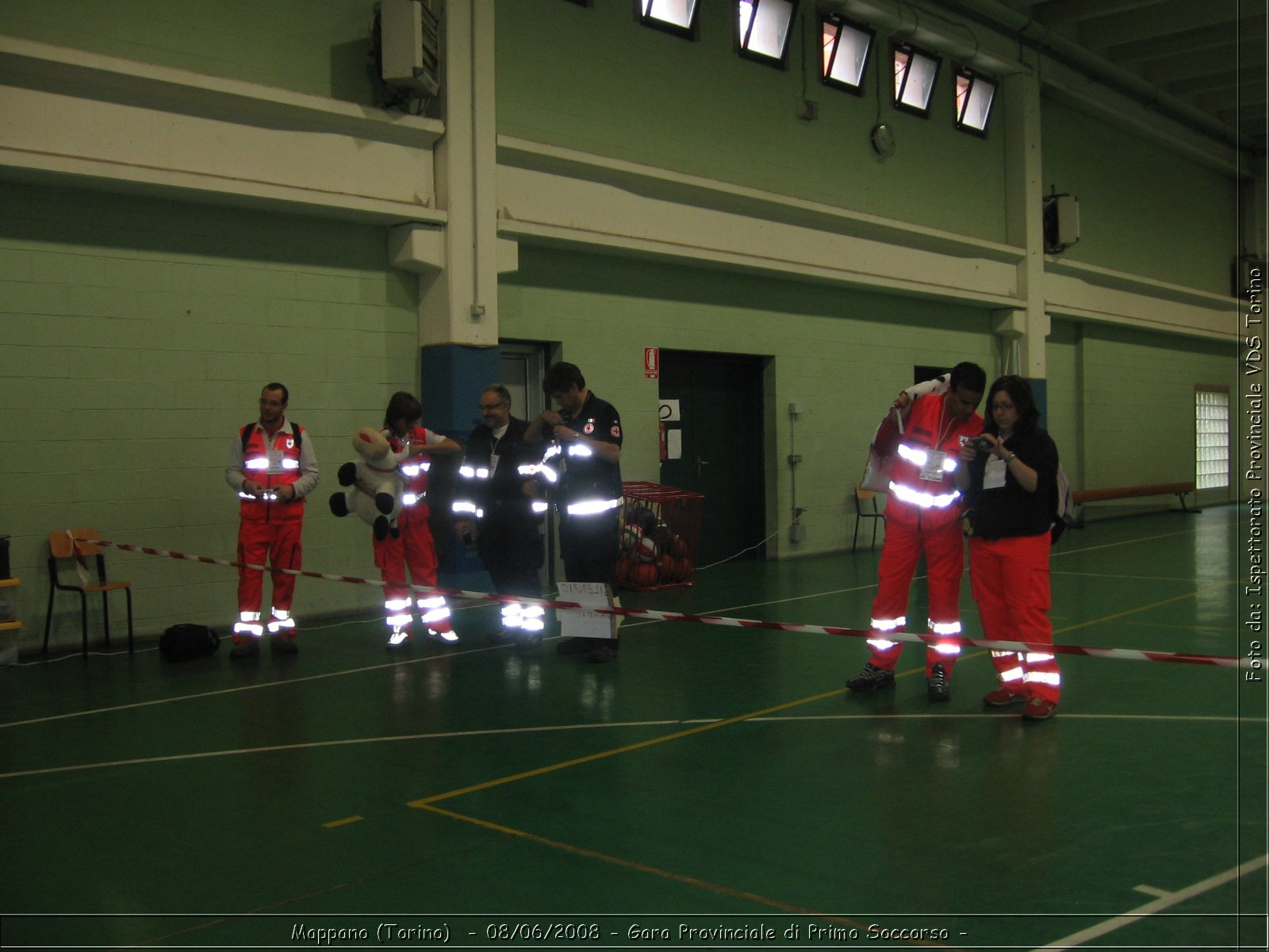 Mappano 07/06/2008 - Gara provinciale di primo soccorso - Foto da: Comitato CRI Chivasso e Ispettorato Provinciale Torino -  Croce Rossa Italiana - Ispettorato Regionale Volontari del Soccorso Piemonte