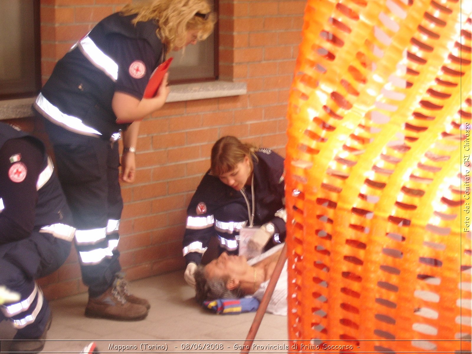 Mappano 07/06/2008 - Gara provinciale di primo soccorso - Foto da: Comitato CRI Chivasso e Ispettorato Provinciale Torino -  Croce Rossa Italiana - Ispettorato Regionale Volontari del Soccorso Piemonte