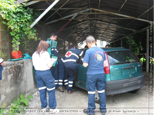 PIEDIMULERA 08/06/2008 - Gara provinciale di primo soccorso 07/06/2008  - Foto da: Ispettorato Provinciale di Verbania -  Croce Rossa Italiana - Ispettorato Regionale Volontari del Soccorso Piemonte