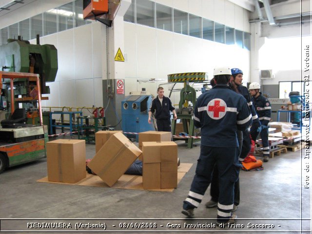 PIEDIMULERA 08/06/2008 - Gara provinciale di primo soccorso 07/06/2008  - Foto da: Ispettorato Provinciale di Verbania -  Croce Rossa Italiana - Ispettorato Regionale Volontari del Soccorso Piemonte