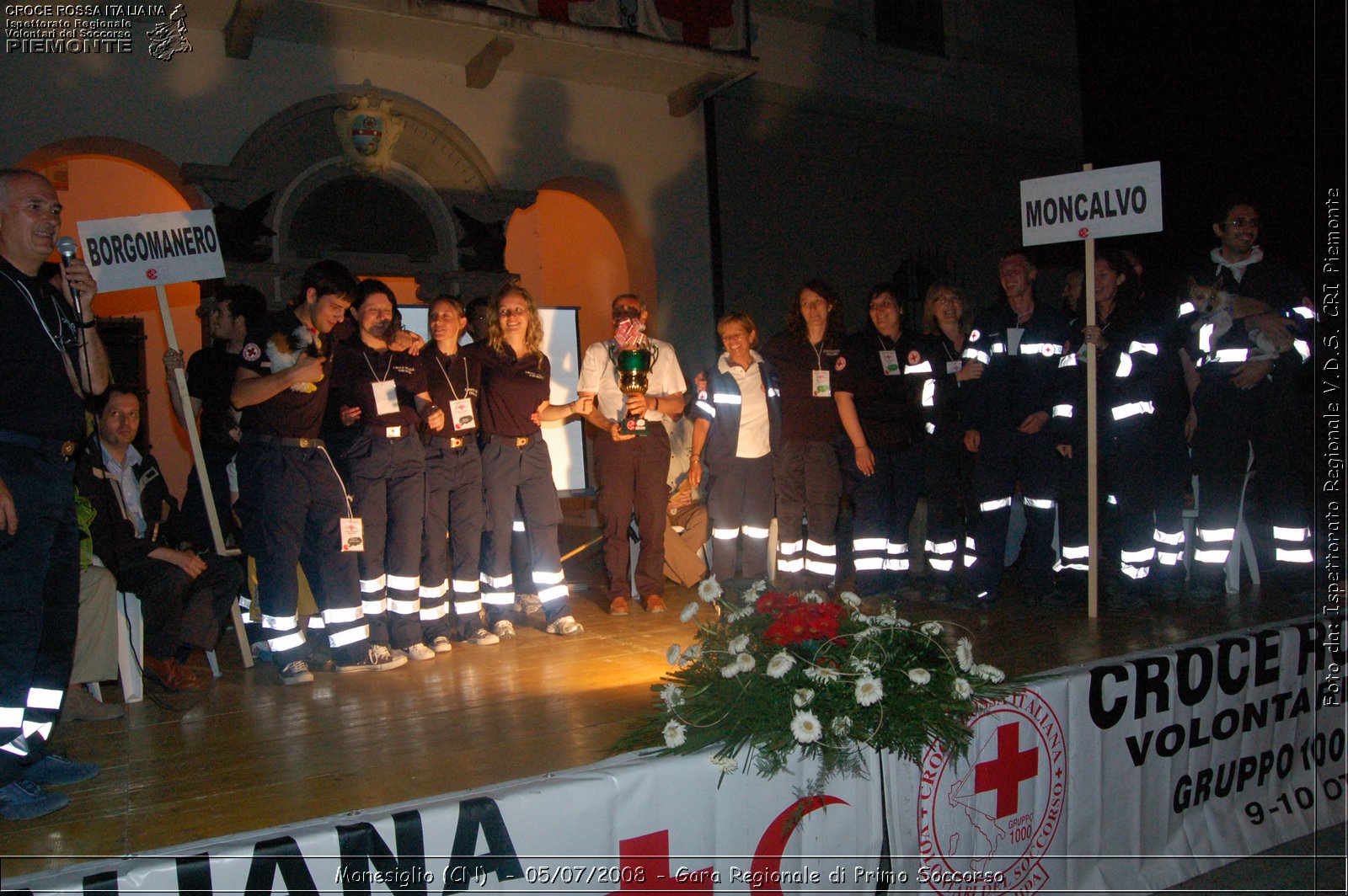 Monesiglio (CN)  - 05/07/2008 - Gara Regionale di Primo Soccorso -  Croce Rossa Italiana - Ispettorato Regionale Volontari del Soccorso Piemonte