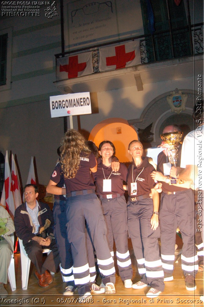 Monesiglio (CN)  - 05/07/2008 - Gara Regionale di Primo Soccorso -  Croce Rossa Italiana - Ispettorato Regionale Volontari del Soccorso Piemonte