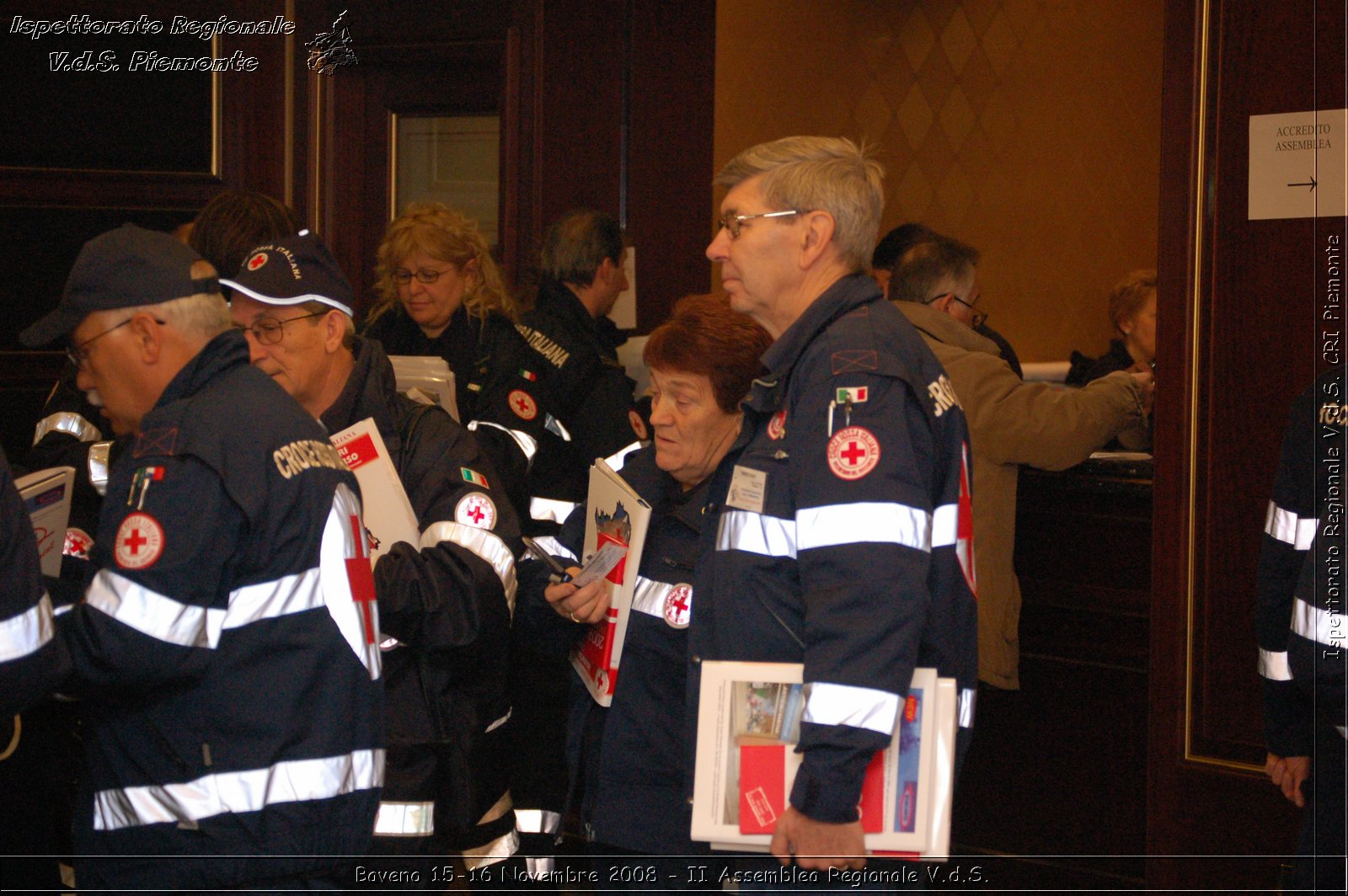 Baveno 15-16 Novembre 2008 - II Assemblea Regionale V.d.S. -  Croce Rossa Italiana - Ispettorato Regionale Volontari del Soccorso Piemonte