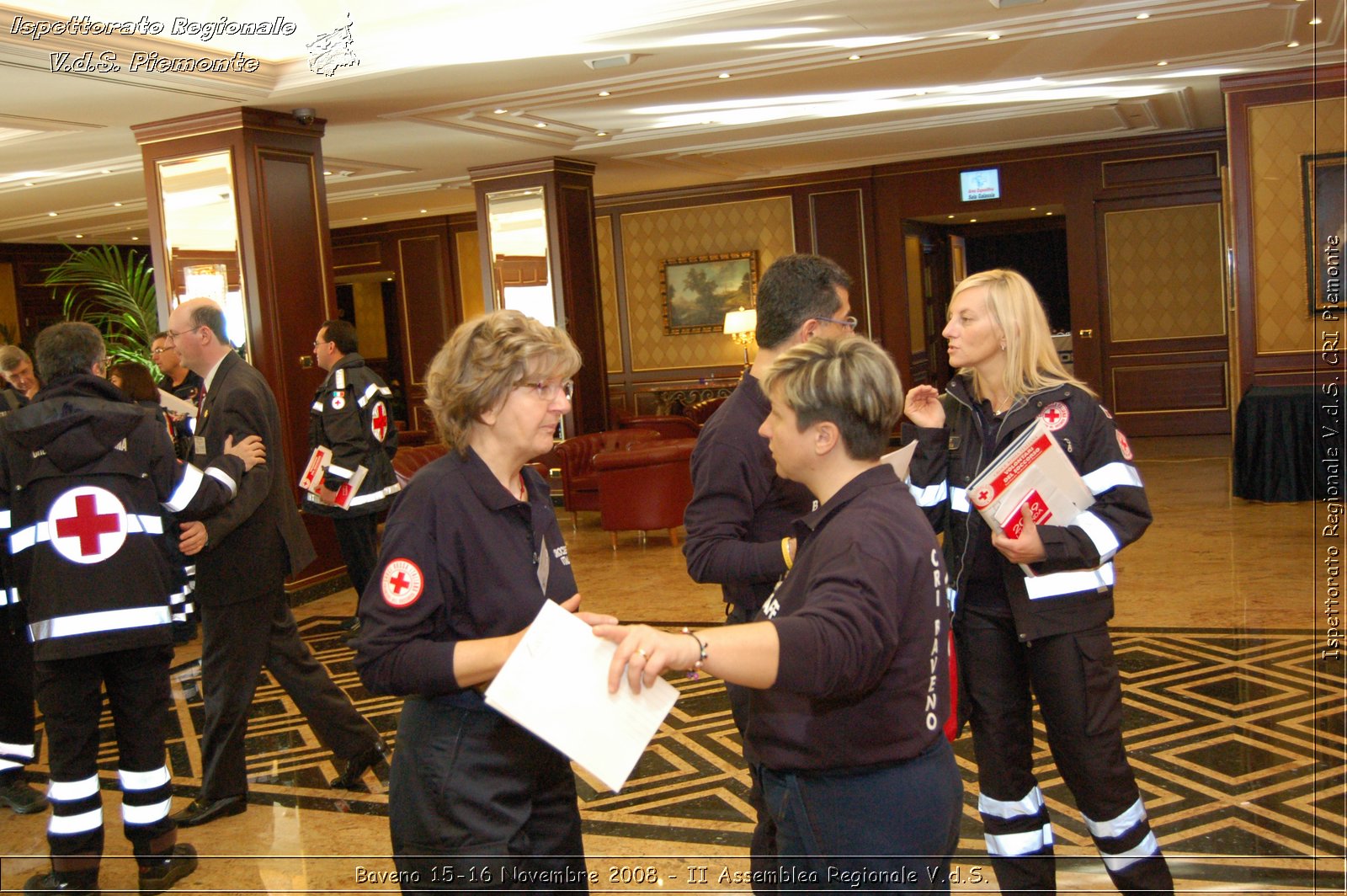 Baveno 15-16 Novembre 2008 - II Assemblea Regionale V.d.S. -  Croce Rossa Italiana - Ispettorato Regionale Volontari del Soccorso Piemonte