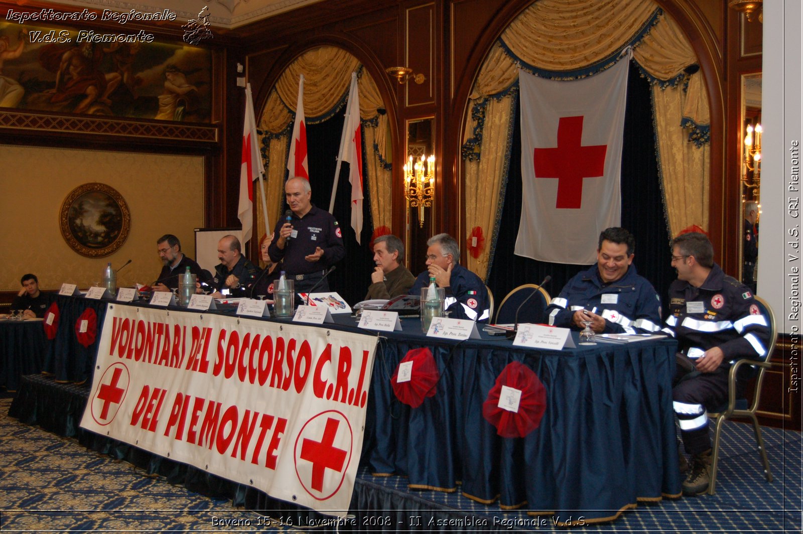 Baveno 15-16 Novembre 2008 - II Assemblea Regionale V.d.S. -  Croce Rossa Italiana - Ispettorato Regionale Volontari del Soccorso Piemonte