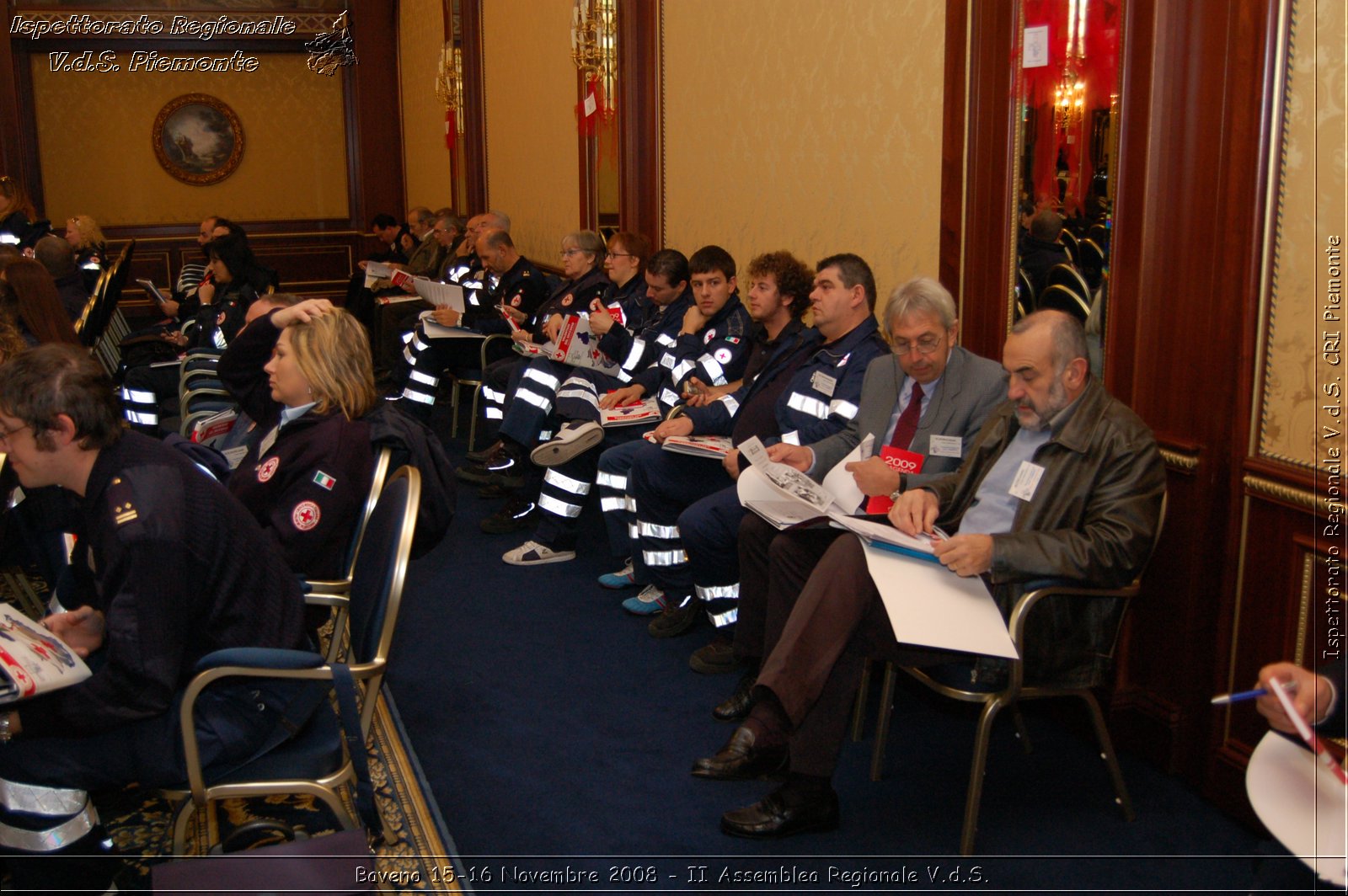 Baveno 15-16 Novembre 2008 - II Assemblea Regionale V.d.S. -  Croce Rossa Italiana - Ispettorato Regionale Volontari del Soccorso Piemonte