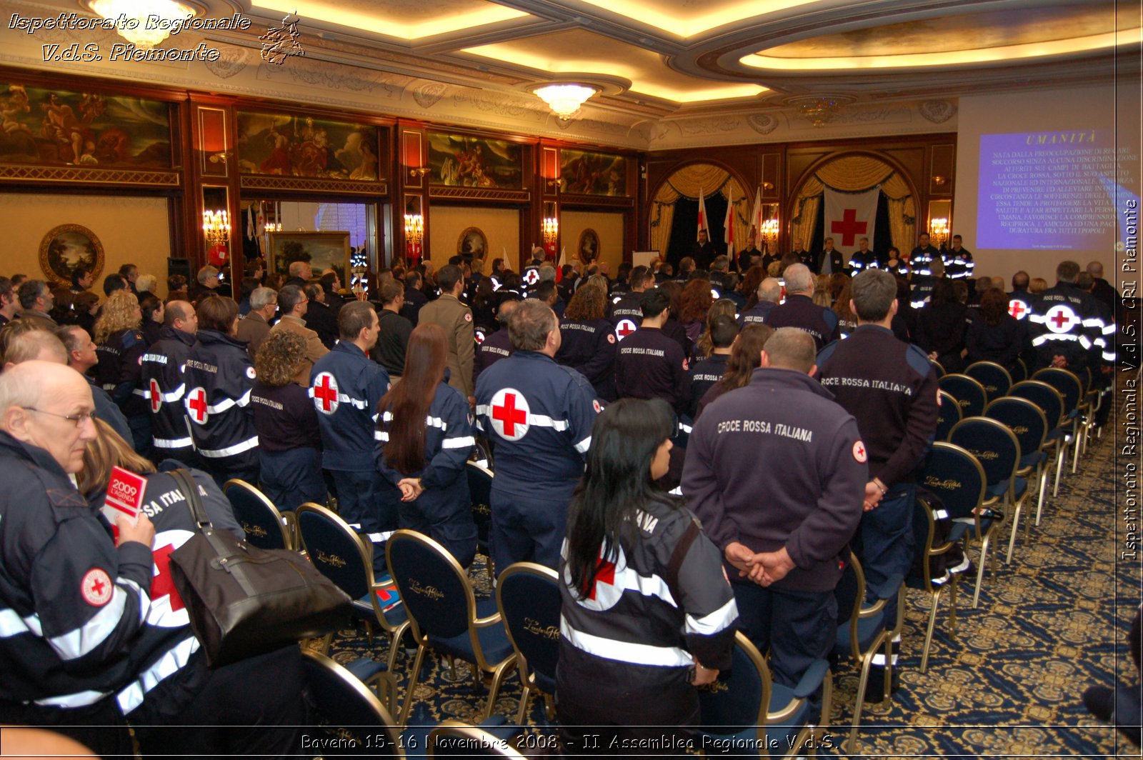 Baveno 15-16 Novembre 2008 - II Assemblea Regionale V.d.S. -  Croce Rossa Italiana - Ispettorato Regionale Volontari del Soccorso Piemonte