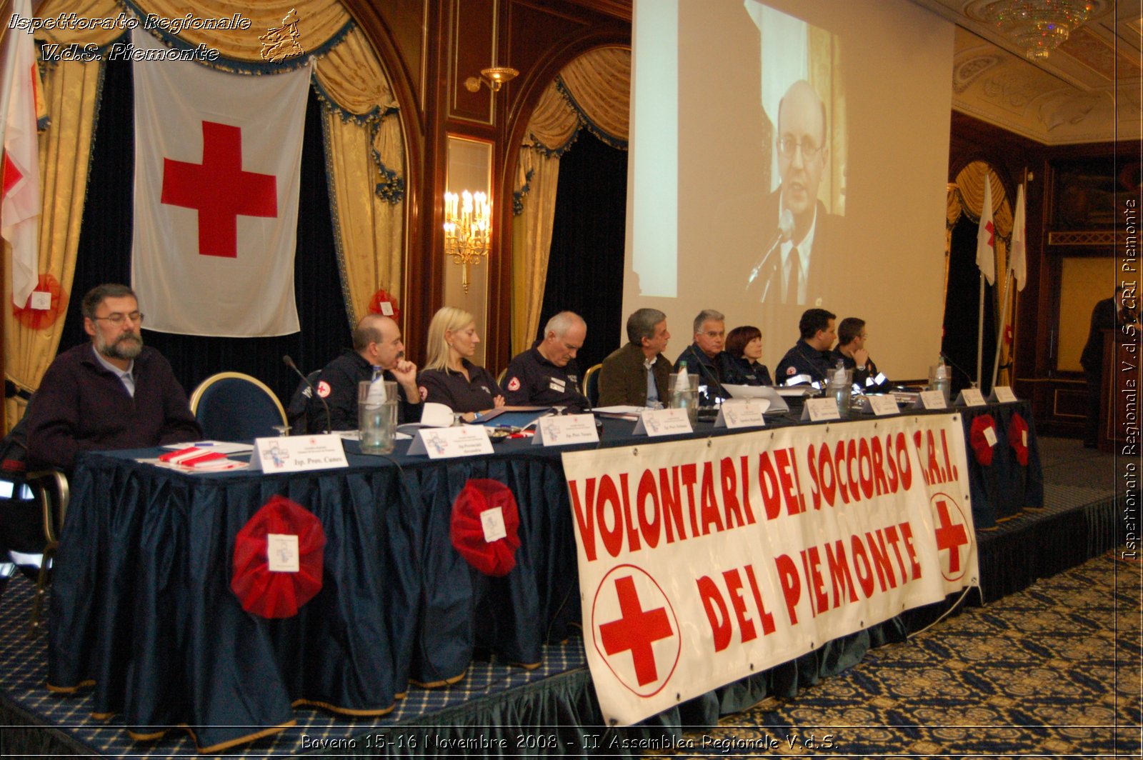 Baveno 15-16 Novembre 2008 - II Assemblea Regionale V.d.S. -  Croce Rossa Italiana - Ispettorato Regionale Volontari del Soccorso Piemonte