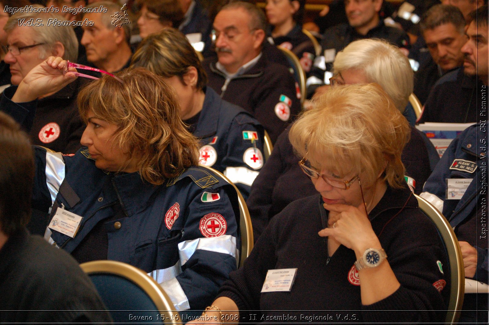 Baveno 15-16 Novembre 2008 - II Assemblea Regionale V.d.S. -  Croce Rossa Italiana - Ispettorato Regionale Volontari del Soccorso Piemonte