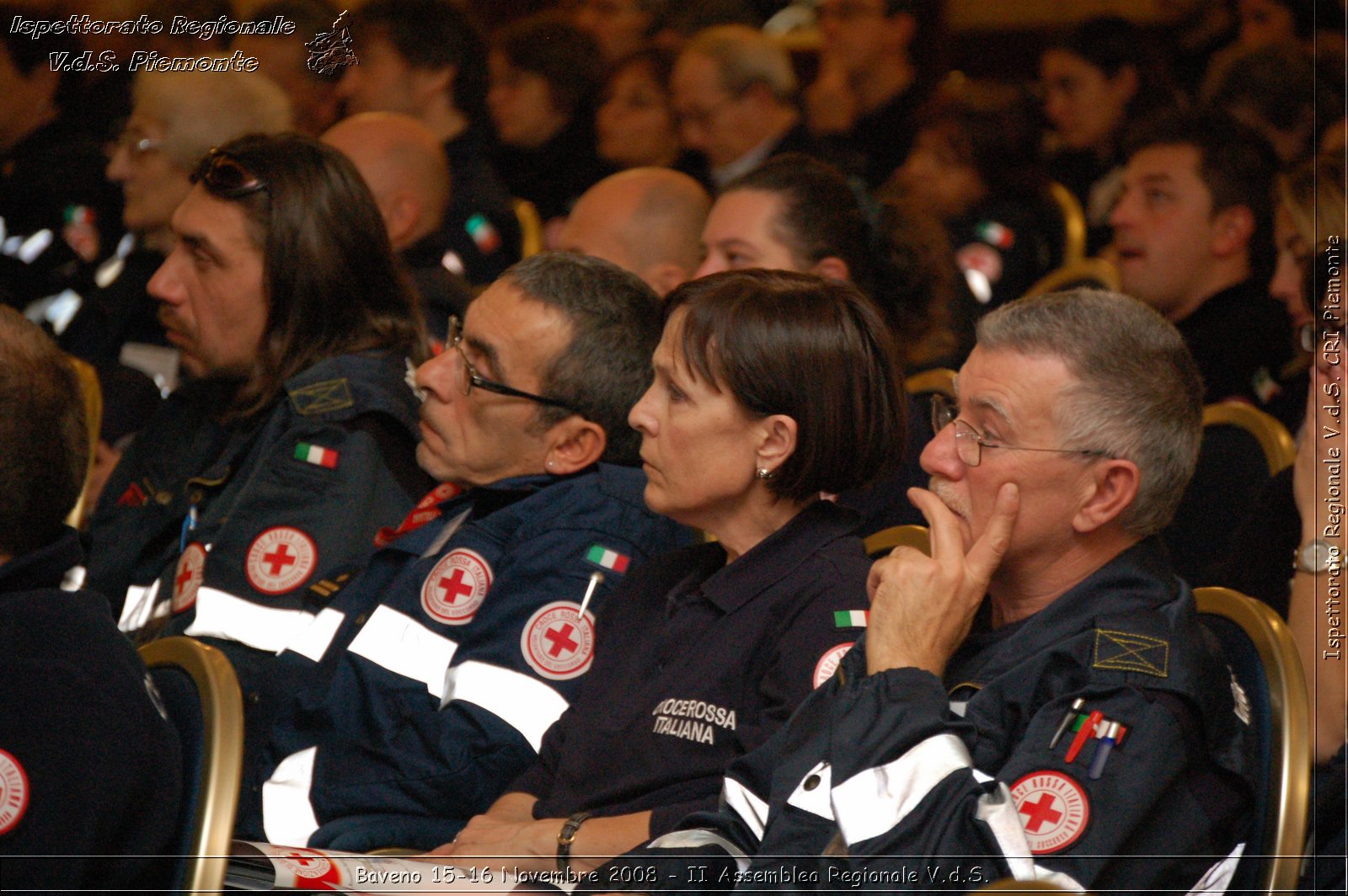 Baveno 15-16 Novembre 2008 - II Assemblea Regionale V.d.S. -  Croce Rossa Italiana - Ispettorato Regionale Volontari del Soccorso Piemonte