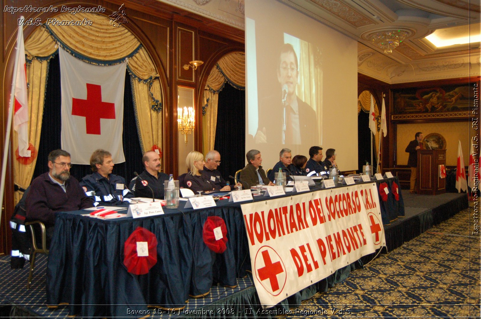 Baveno 15-16 Novembre 2008 - II Assemblea Regionale V.d.S. -  Croce Rossa Italiana - Ispettorato Regionale Volontari del Soccorso Piemonte