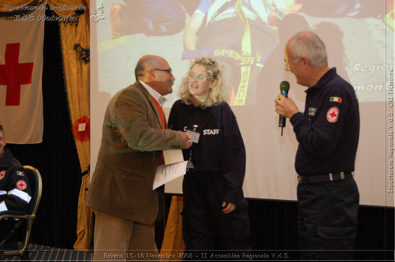 Baveno 15-16 Novembre 2008 - II Assemblea Regionale V.d.S. -  Croce Rossa Italiana - Ispettorato Regionale Volontari del Soccorso Piemonte