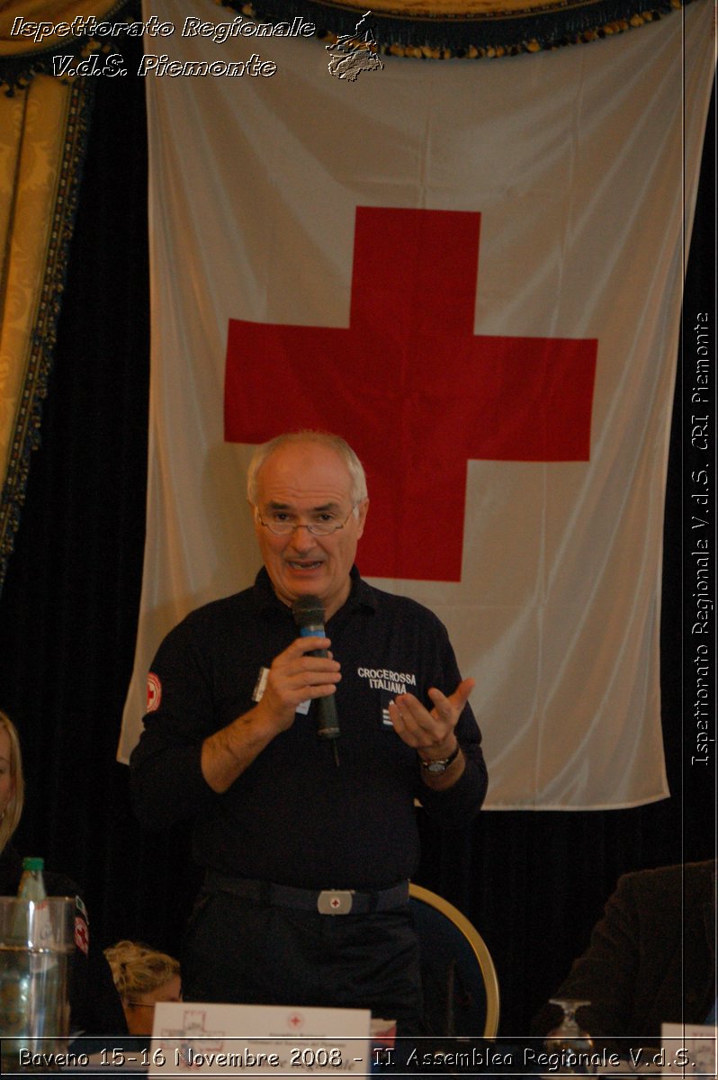 Baveno 15-16 Novembre 2008 - II Assemblea Regionale V.d.S. -  Croce Rossa Italiana - Ispettorato Regionale Volontari del Soccorso Piemonte