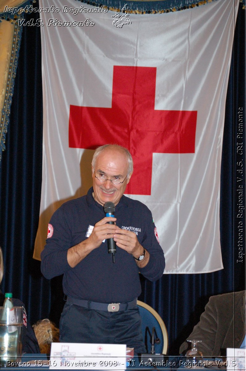 Baveno 15-16 Novembre 2008 - II Assemblea Regionale V.d.S. -  Croce Rossa Italiana - Ispettorato Regionale Volontari del Soccorso Piemonte