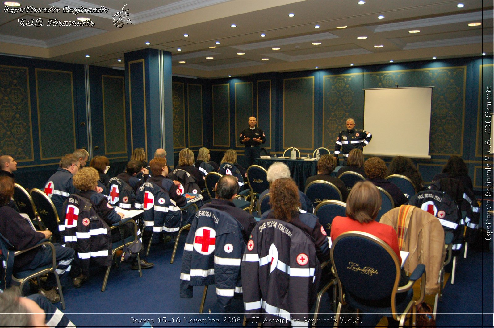 Baveno 15-16 Novembre 2008 - II Assemblea Regionale V.d.S. -  Croce Rossa Italiana - Ispettorato Regionale Volontari del Soccorso Piemonte