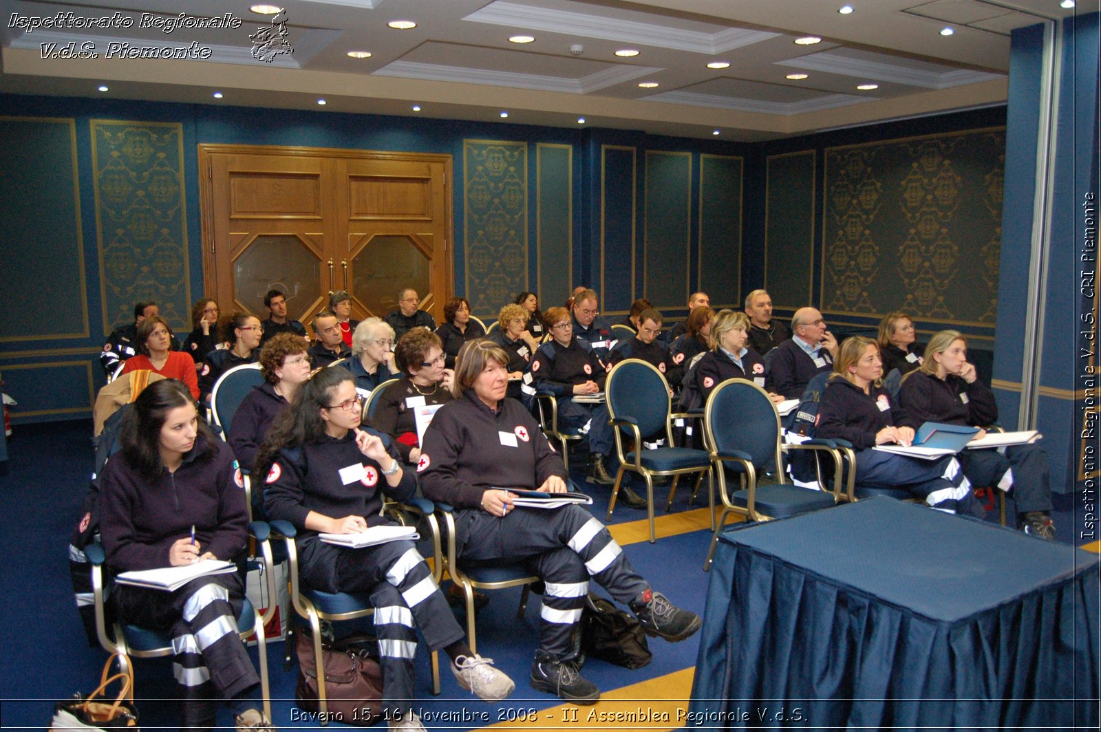 Baveno 15-16 Novembre 2008 - II Assemblea Regionale V.d.S. -  Croce Rossa Italiana - Ispettorato Regionale Volontari del Soccorso Piemonte