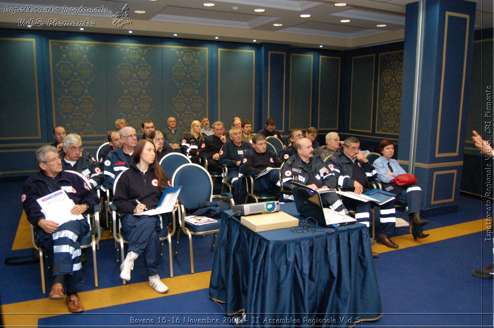 Baveno 15-16 Novembre 2008 - II Assemblea Regionale V.d.S. -  Croce Rossa Italiana - Ispettorato Regionale Volontari del Soccorso Piemonte