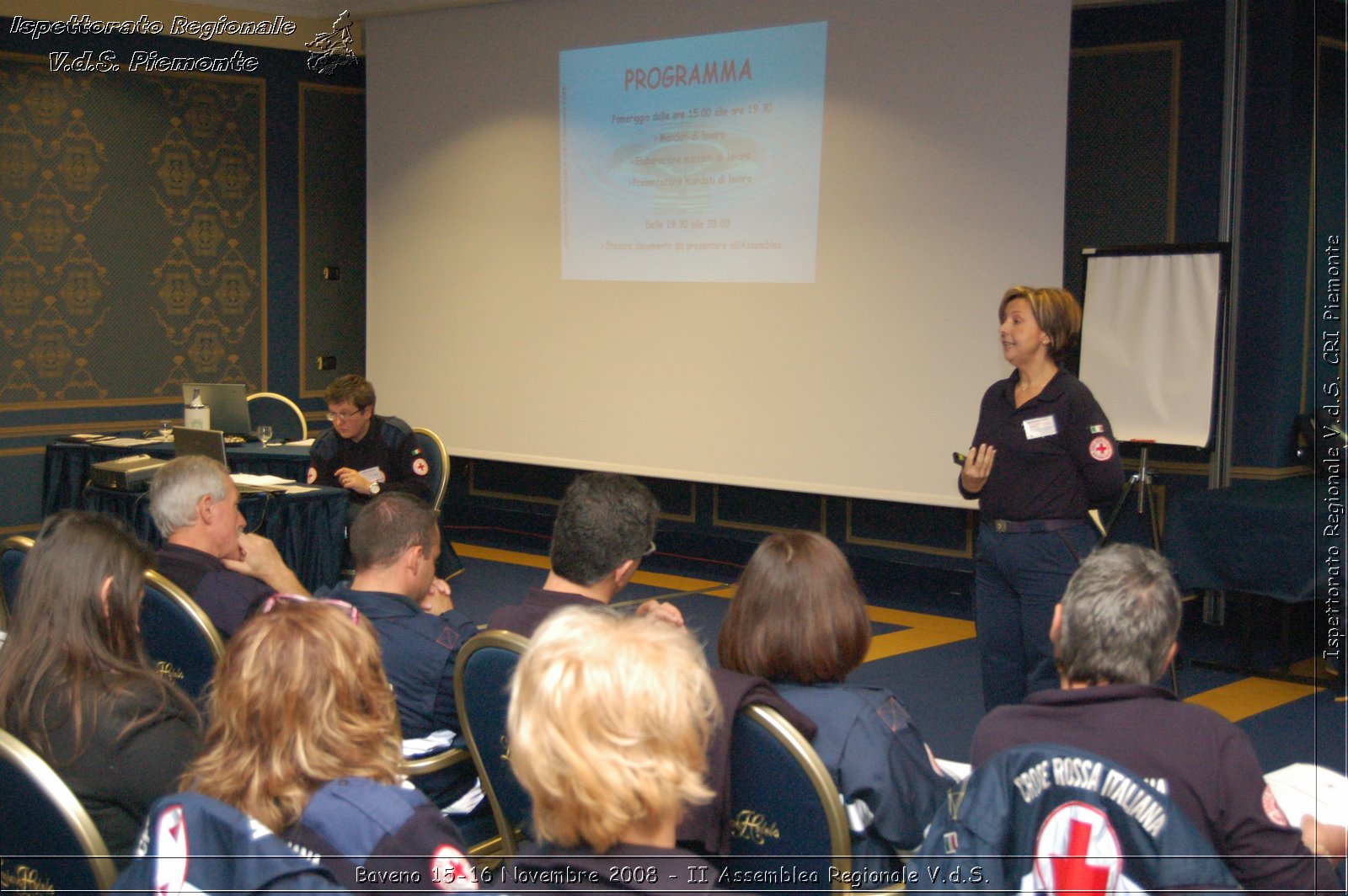 Baveno 15-16 Novembre 2008 - II Assemblea Regionale V.d.S. -  Croce Rossa Italiana - Ispettorato Regionale Volontari del Soccorso Piemonte