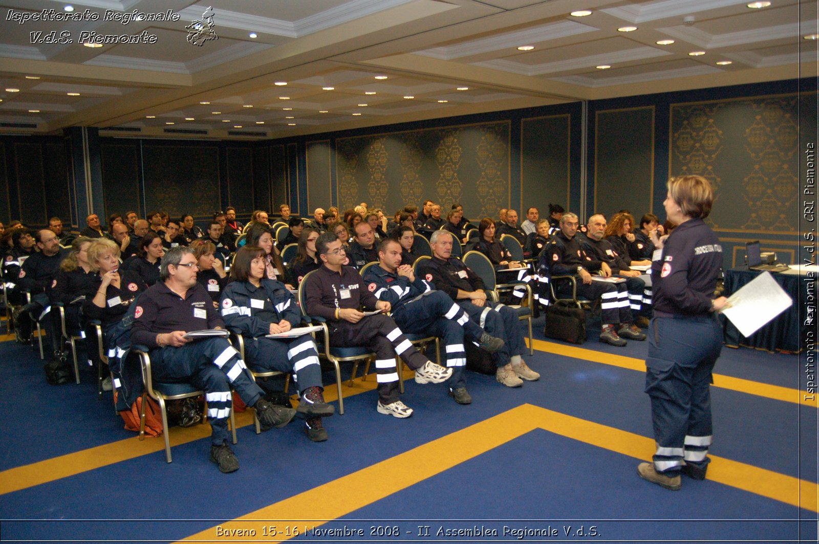 Baveno 15-16 Novembre 2008 - II Assemblea Regionale V.d.S. -  Croce Rossa Italiana - Ispettorato Regionale Volontari del Soccorso Piemonte