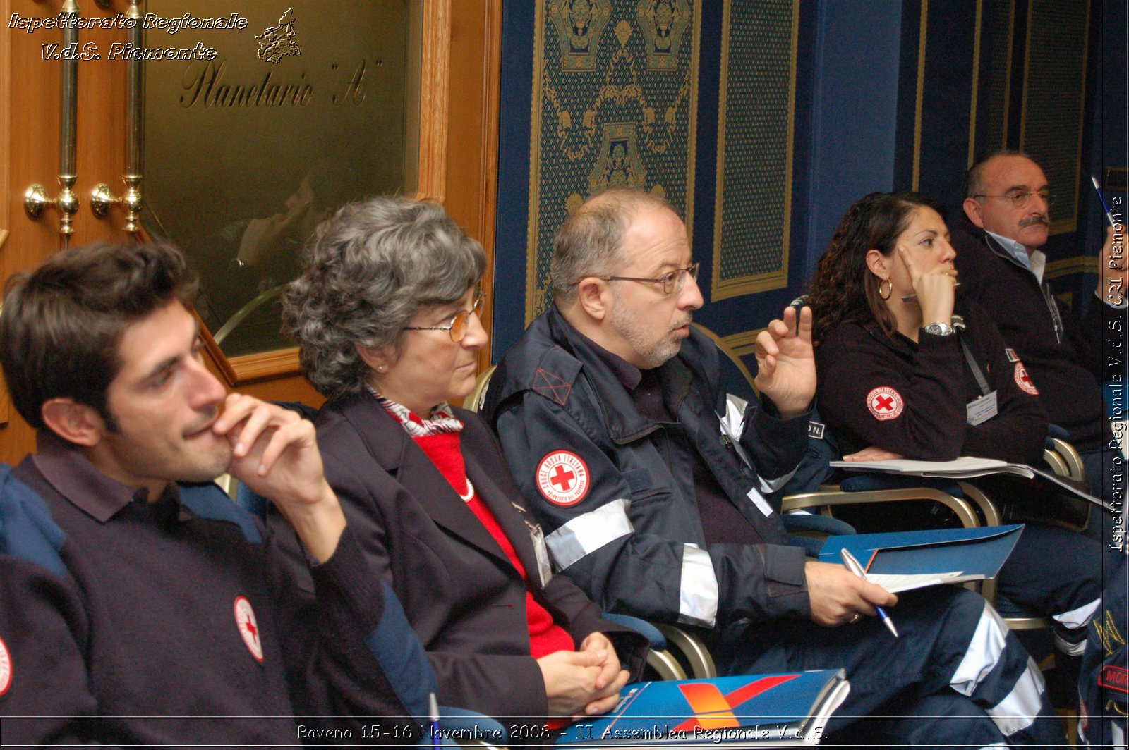 Baveno 15-16 Novembre 2008 - II Assemblea Regionale V.d.S. -  Croce Rossa Italiana - Ispettorato Regionale Volontari del Soccorso Piemonte