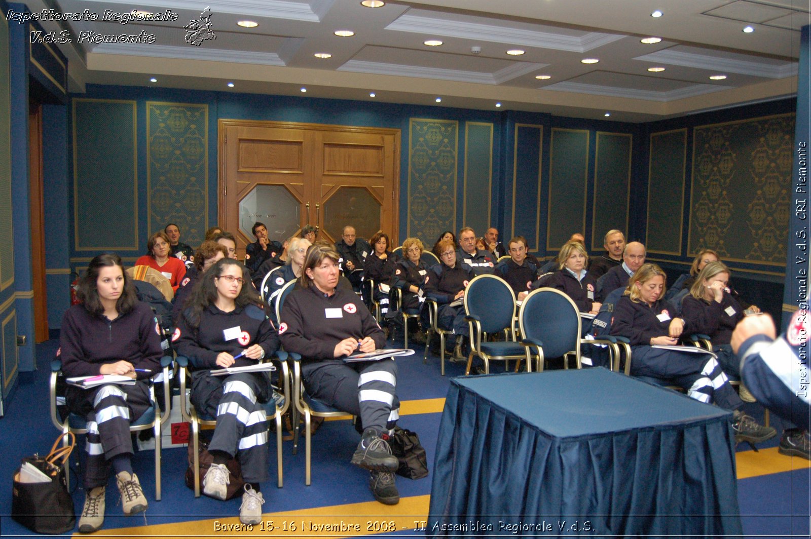 Baveno 15-16 Novembre 2008 - II Assemblea Regionale V.d.S. -  Croce Rossa Italiana - Ispettorato Regionale Volontari del Soccorso Piemonte