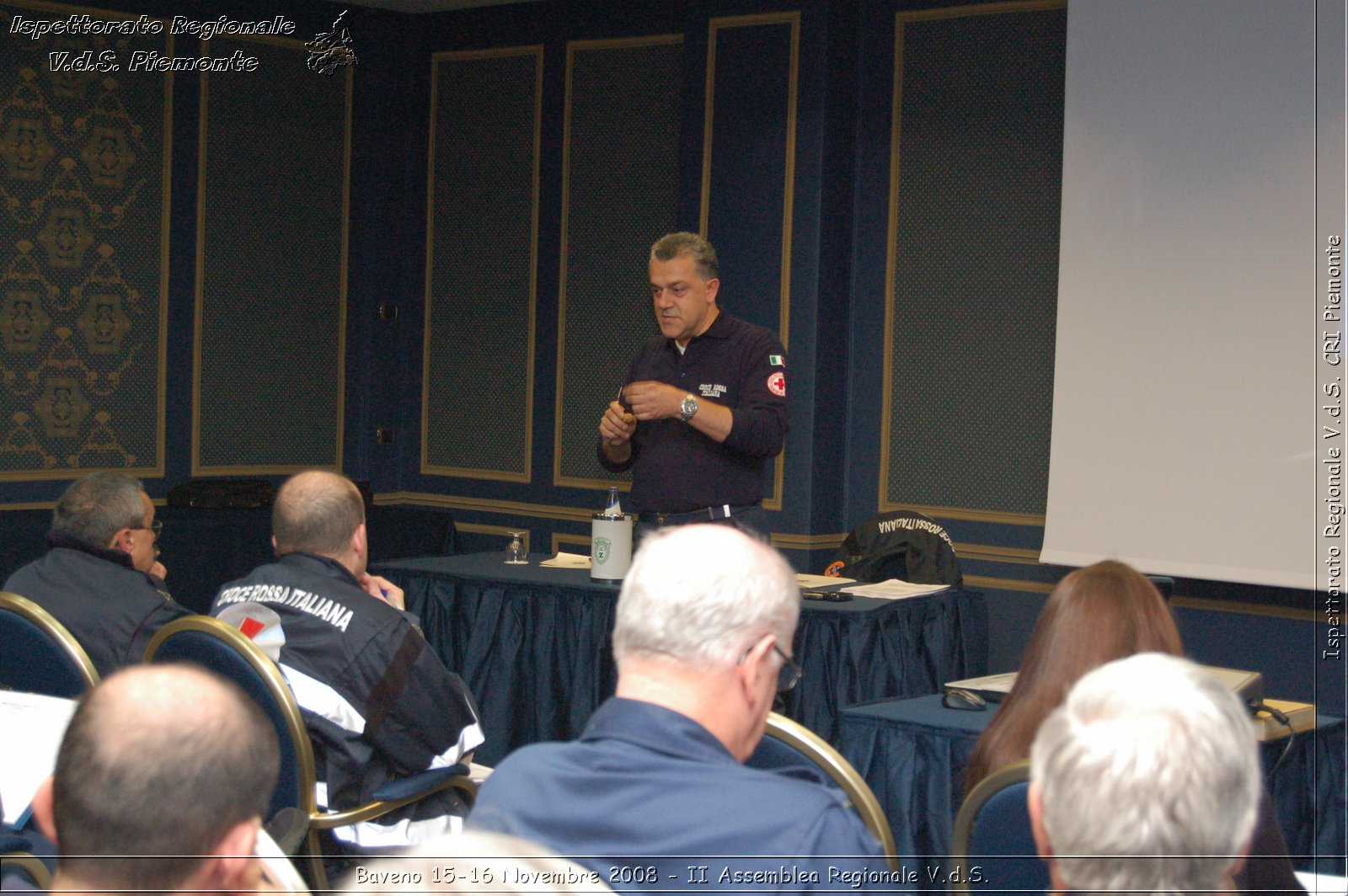 Baveno 15-16 Novembre 2008 - II Assemblea Regionale V.d.S. -  Croce Rossa Italiana - Ispettorato Regionale Volontari del Soccorso Piemonte