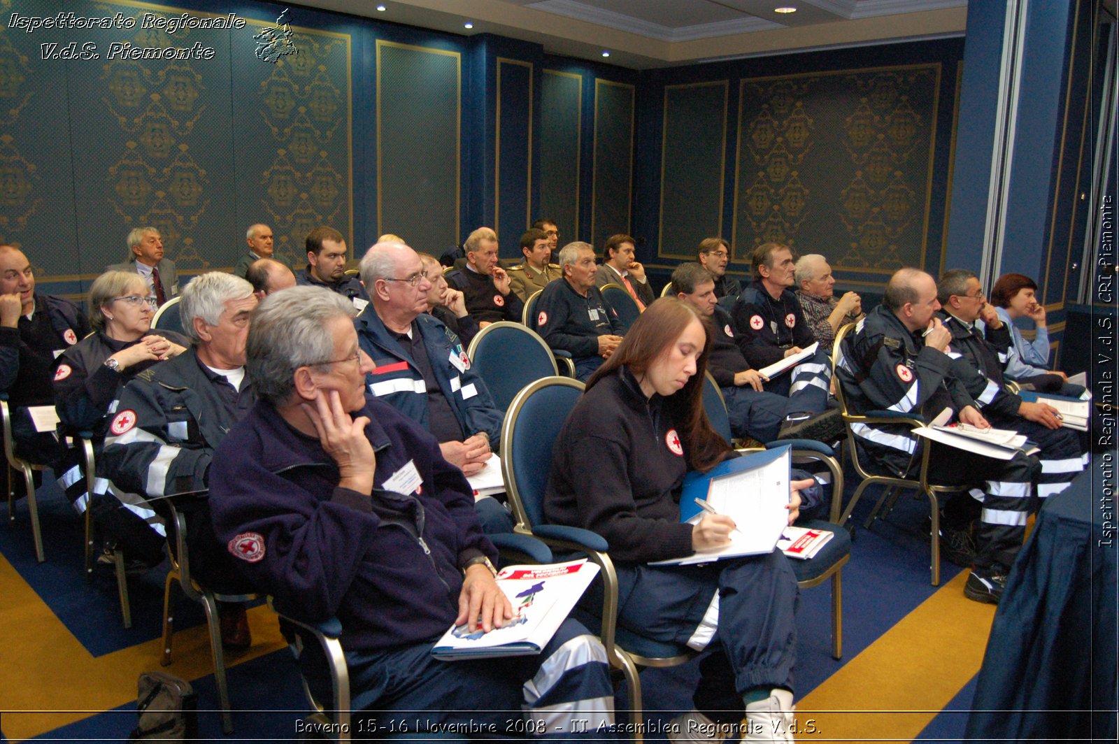 Baveno 15-16 Novembre 2008 - II Assemblea Regionale V.d.S. -  Croce Rossa Italiana - Ispettorato Regionale Volontari del Soccorso Piemonte