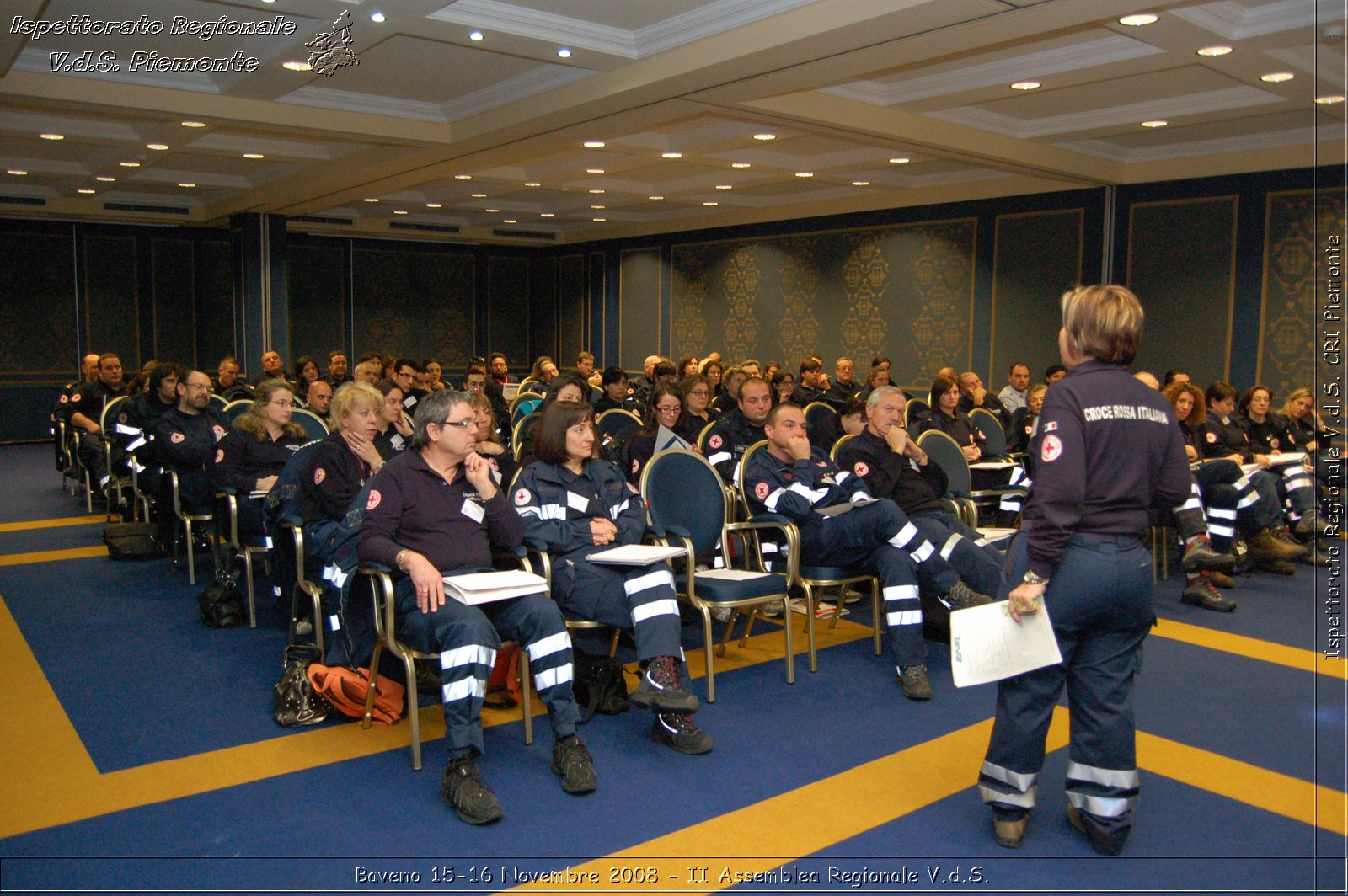 Baveno 15-16 Novembre 2008 - II Assemblea Regionale V.d.S. -  Croce Rossa Italiana - Ispettorato Regionale Volontari del Soccorso Piemonte