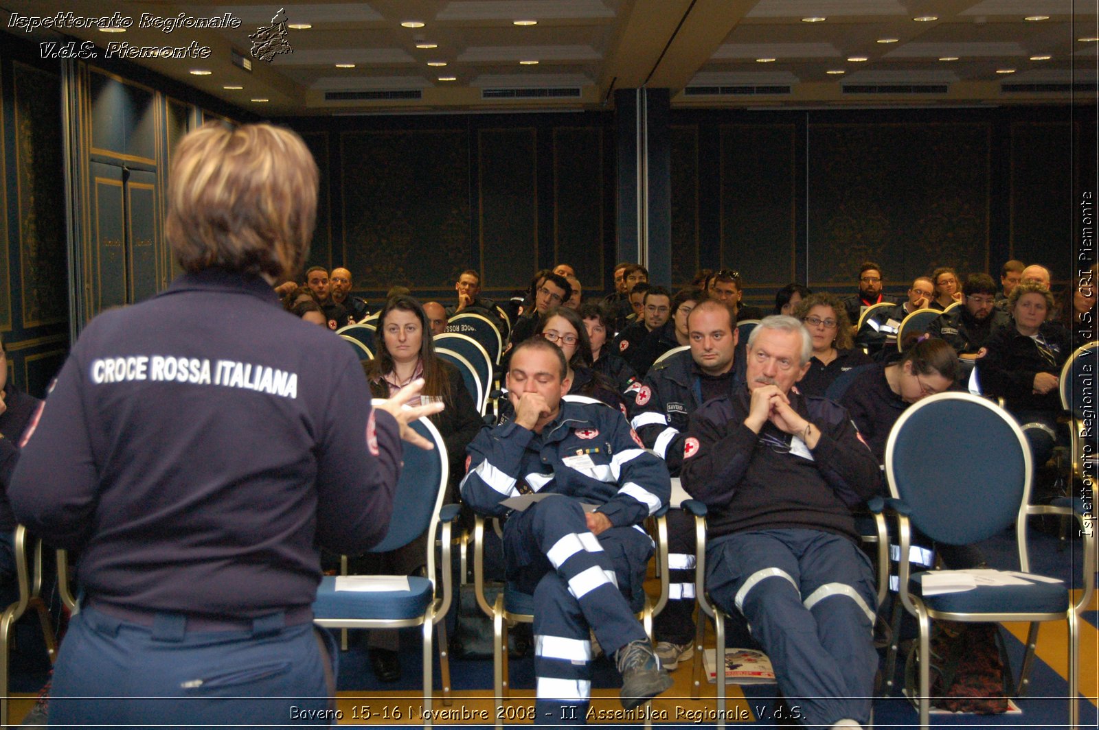 Baveno 15-16 Novembre 2008 - II Assemblea Regionale V.d.S. -  Croce Rossa Italiana - Ispettorato Regionale Volontari del Soccorso Piemonte