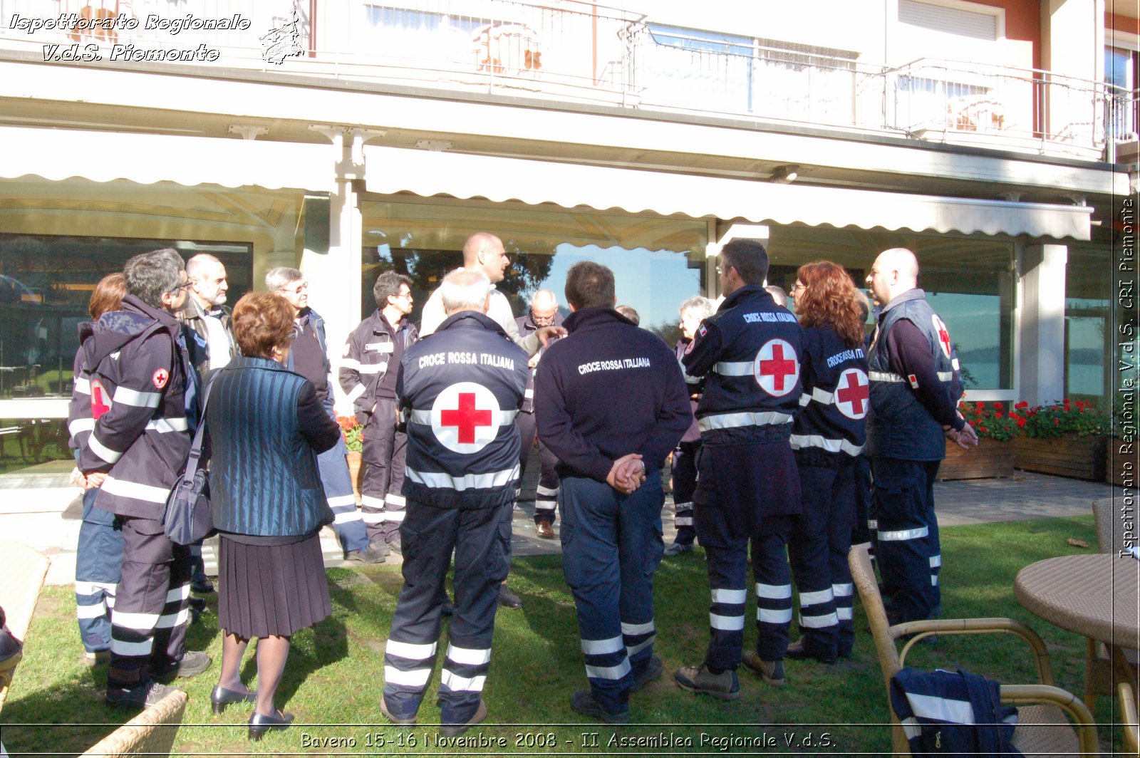 Baveno 15-16 Novembre 2008 - II Assemblea Regionale V.d.S. -  Croce Rossa Italiana - Ispettorato Regionale Volontari del Soccorso Piemonte