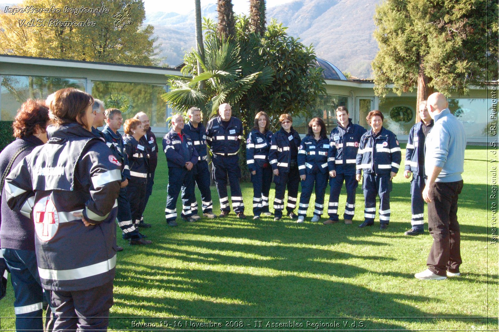 Baveno 15-16 Novembre 2008 - II Assemblea Regionale V.d.S. -  Croce Rossa Italiana - Ispettorato Regionale Volontari del Soccorso Piemonte