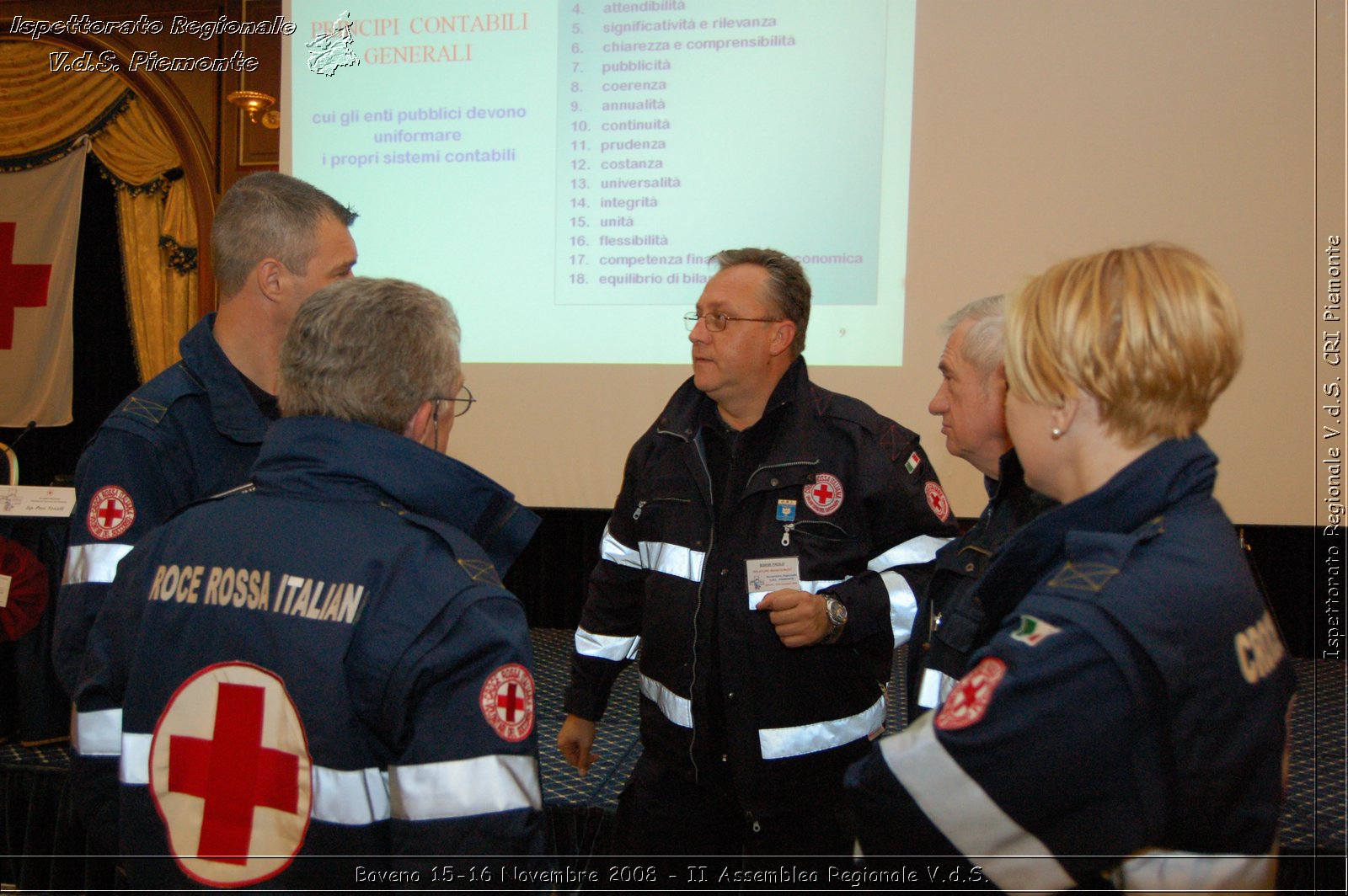 Baveno 15-16 Novembre 2008 - II Assemblea Regionale V.d.S. -  Croce Rossa Italiana - Ispettorato Regionale Volontari del Soccorso Piemonte