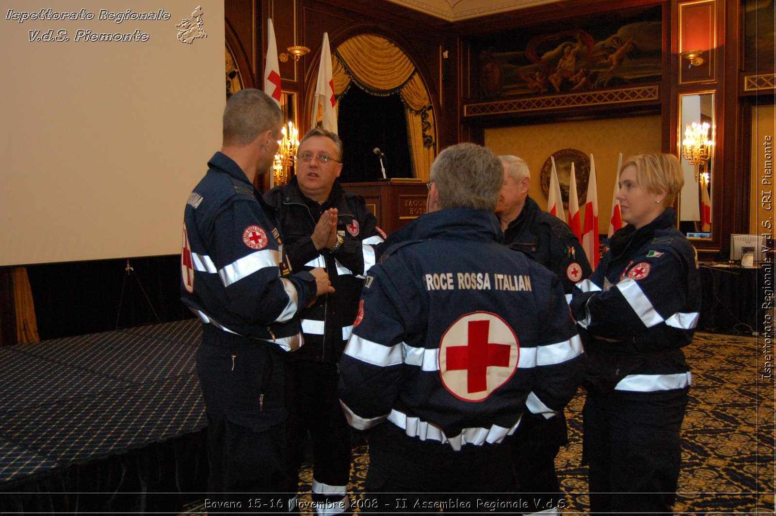 Baveno 15-16 Novembre 2008 - II Assemblea Regionale V.d.S. -  Croce Rossa Italiana - Ispettorato Regionale Volontari del Soccorso Piemonte