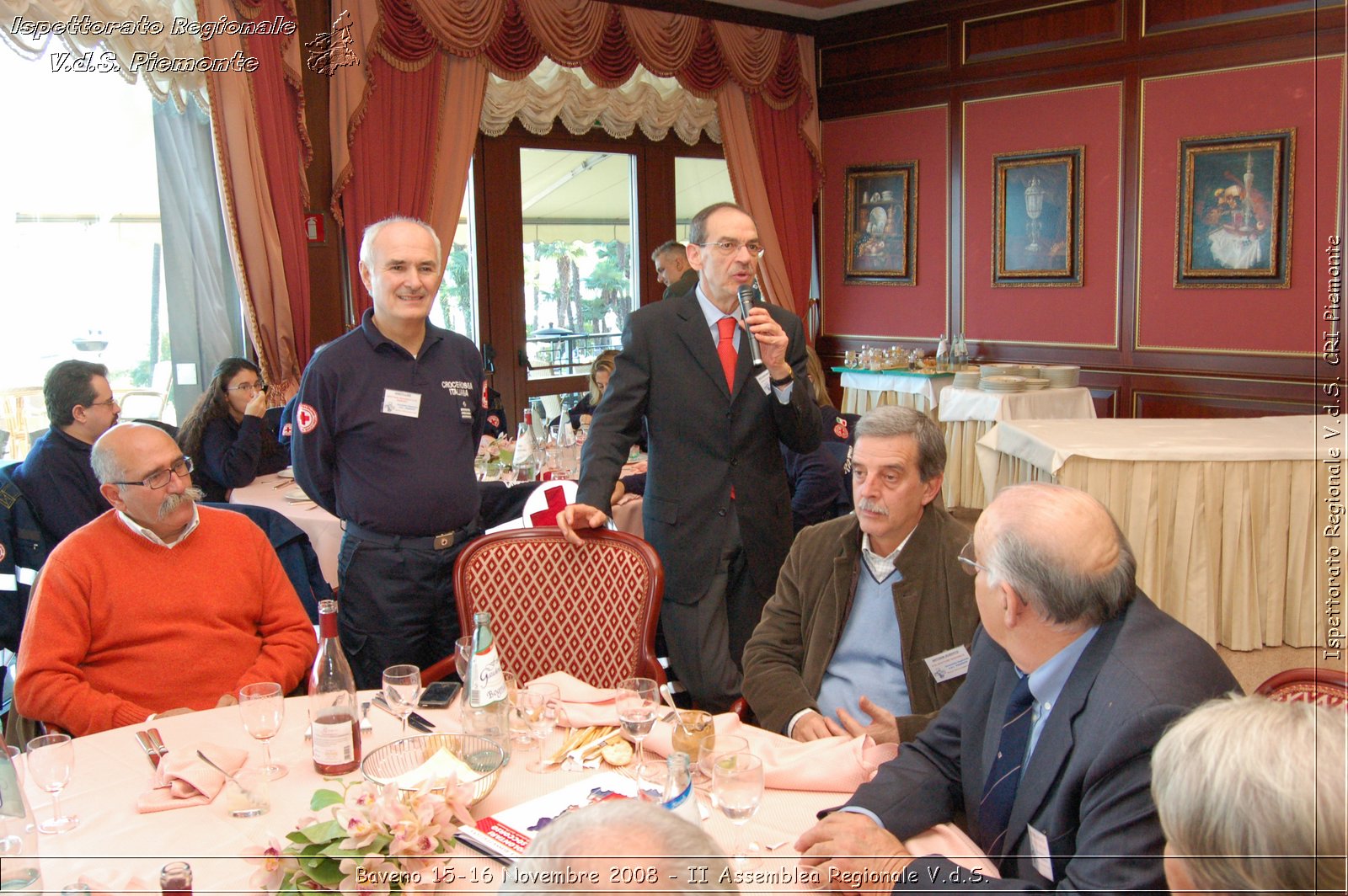 Baveno 15-16 Novembre 2008 - II Assemblea Regionale V.d.S. -  Croce Rossa Italiana - Ispettorato Regionale Volontari del Soccorso Piemonte