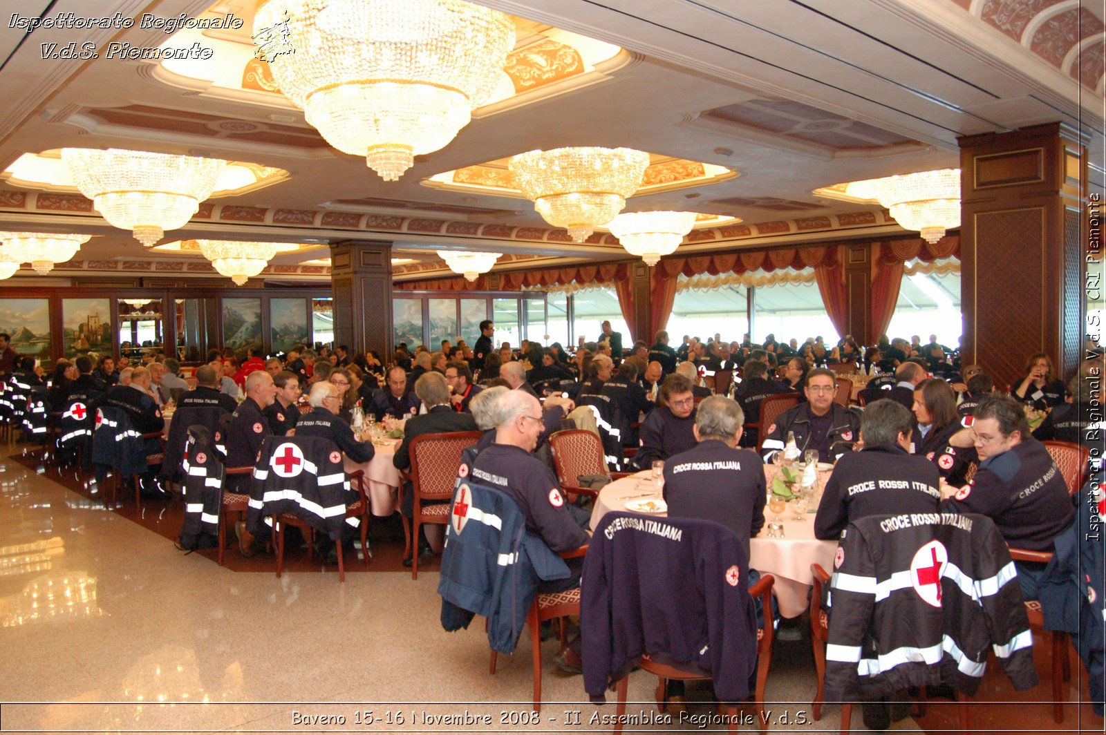 Baveno 15-16 Novembre 2008 - II Assemblea Regionale V.d.S. -  Croce Rossa Italiana - Ispettorato Regionale Volontari del Soccorso Piemonte