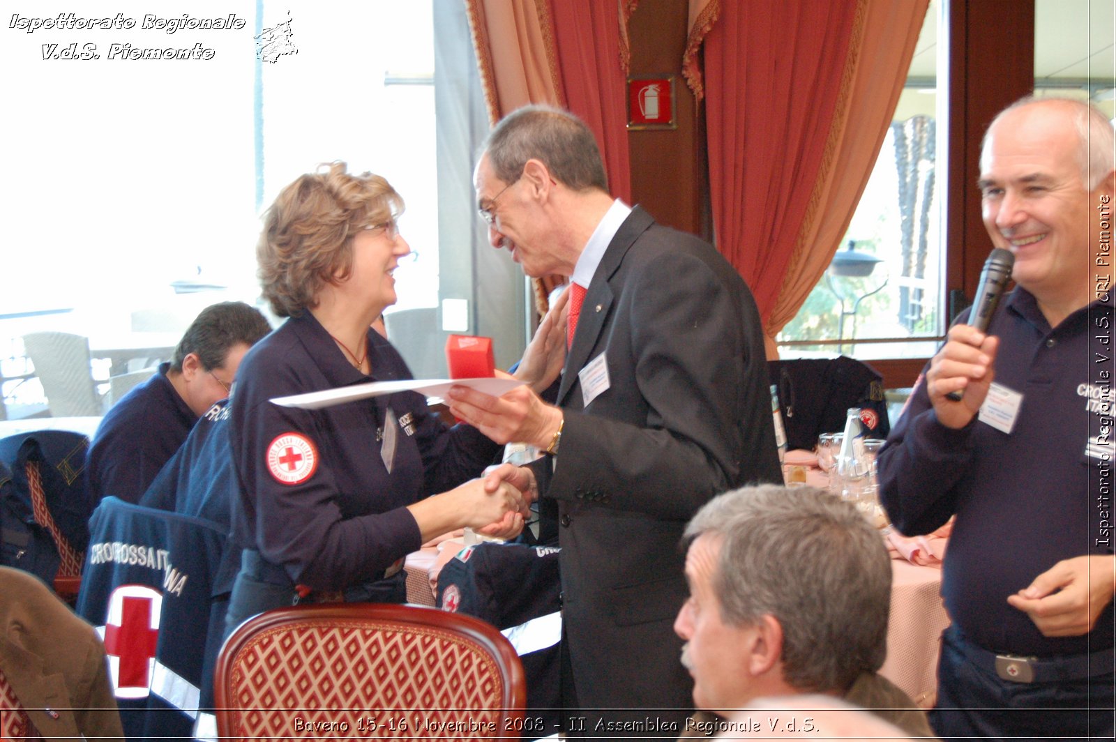 Baveno 15-16 Novembre 2008 - II Assemblea Regionale V.d.S. -  Croce Rossa Italiana - Ispettorato Regionale Volontari del Soccorso Piemonte