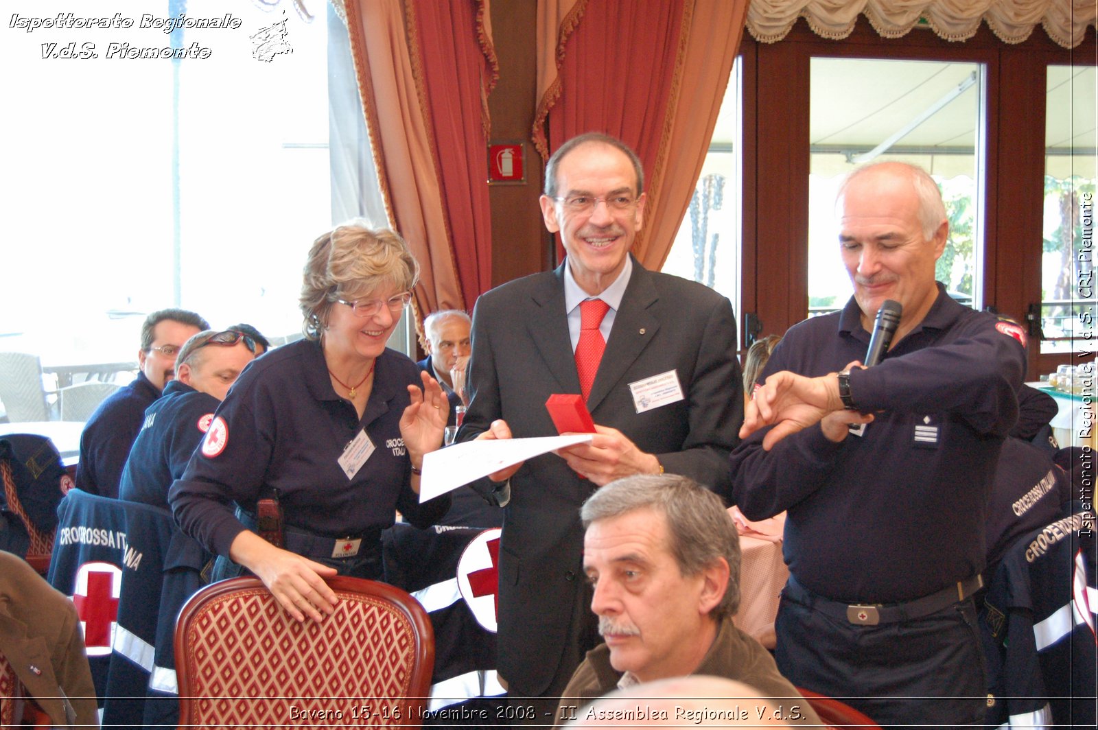 Baveno 15-16 Novembre 2008 - II Assemblea Regionale V.d.S. -  Croce Rossa Italiana - Ispettorato Regionale Volontari del Soccorso Piemonte