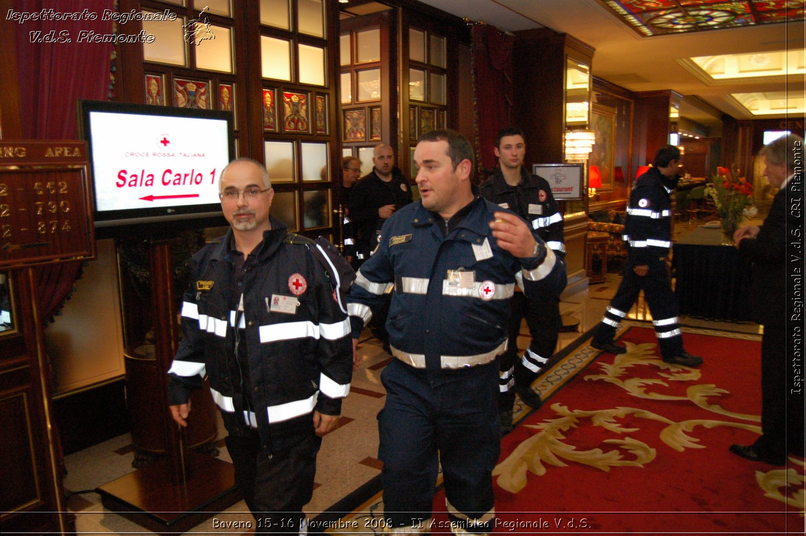 Baveno 15-16 Novembre 2008 - II Assemblea Regionale V.d.S. -  Croce Rossa Italiana - Ispettorato Regionale Volontari del Soccorso Piemonte